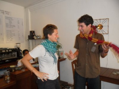 Mikey and Ariana our hospitality training volunteers Mikey and Ariana our hospitality training volunteers from Australia